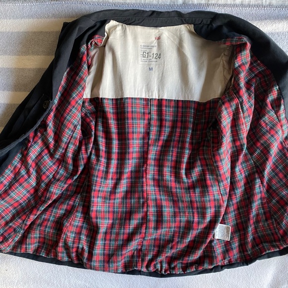 Anthropologie G1 Goods British Cavalry black fitted black utility jacket Sz M - Picture 10 of 16